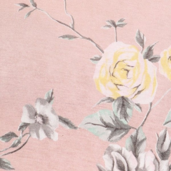 Floral printed knit raglan top - Picture 3 of 3